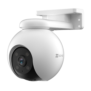 EZVIZ H8 Pro 3K, 5 Mpx, WiFi, LAN, inimese ja auto tuvastus, öörežiim, valge  - Pöördkaamera CS-H8