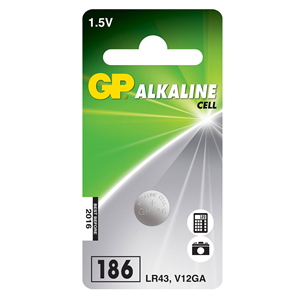 GP LR43, 1 piece - Battery