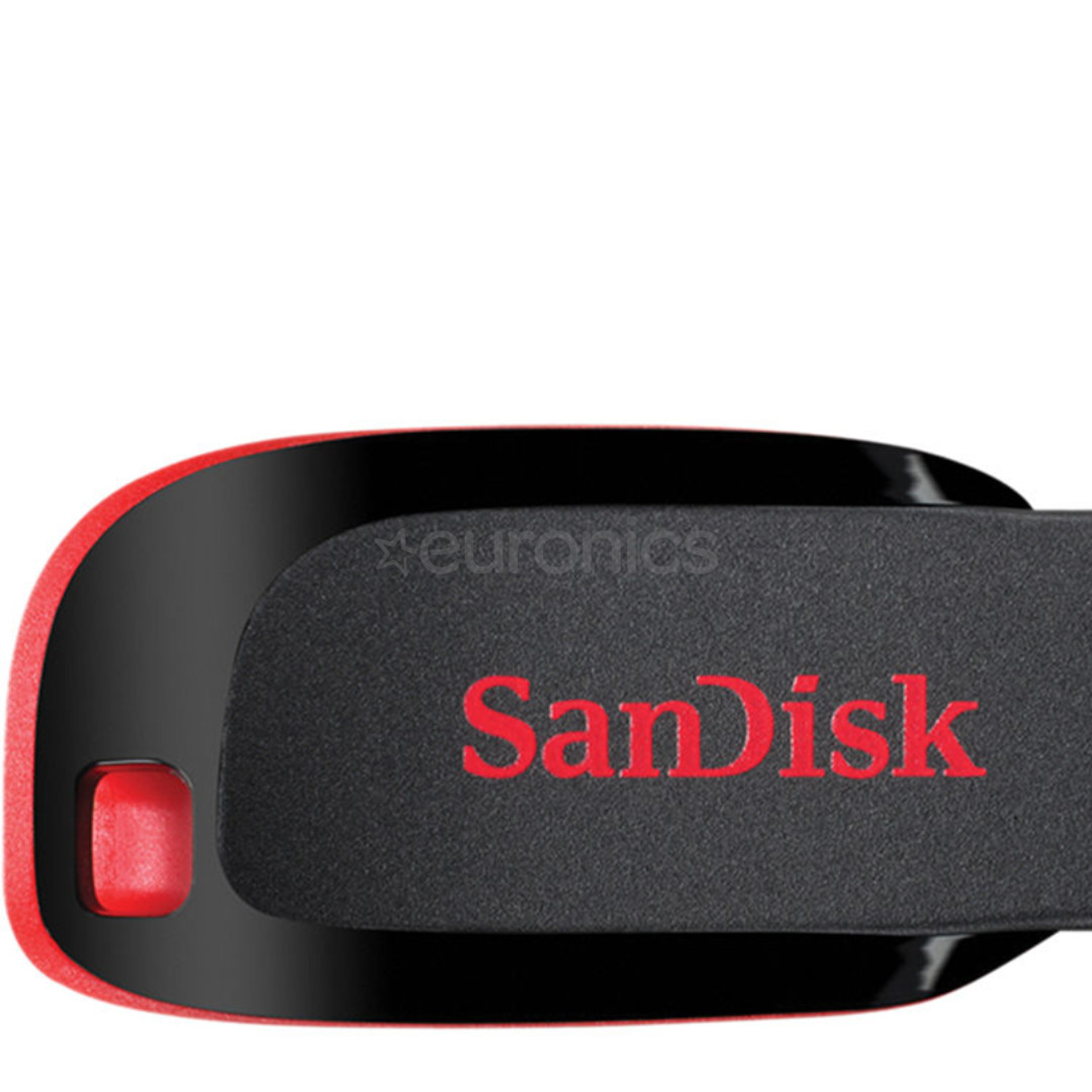 SanDisk Cruzer Blade, USB-A, 64 GB, must - Mälupulk