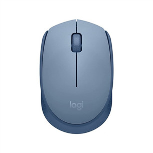 Logitech M171, серый/синий - Беспроводная оптическая мышь
