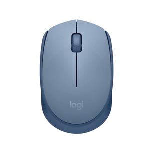 Logitech M171, серый/синий - Беспроводная оптическая мышь