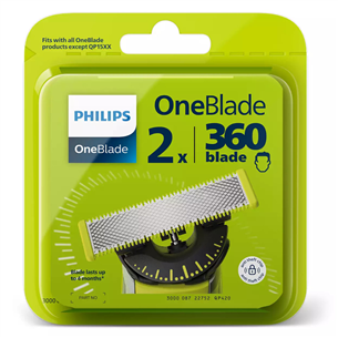 Philips OneBlade 360flex, 2 tk - Vahetusterad