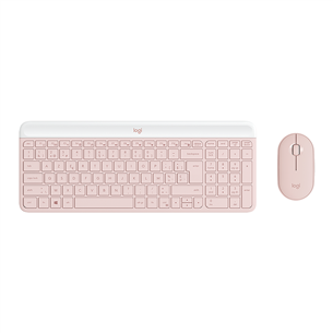 Logitech Slim Combo MK470, US, rose - Wireless Desktop