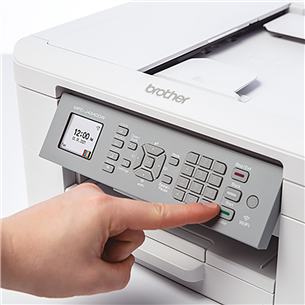 Brother MFC-J4340DW, 4 в 1, белый - Многофункциональный цветной струйный принтер