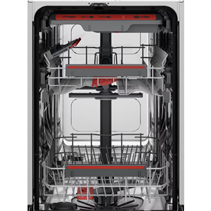 AEG 7000 Slim, 10 place settings, stainless steel - Free standing dishwasher