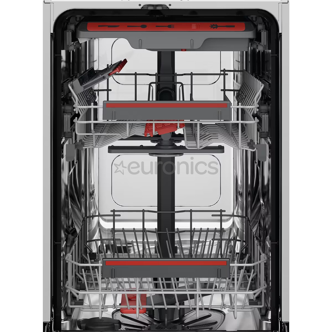 AEG 7000 Slim, 10 place settings, stainless steel - Free standing dishwasher