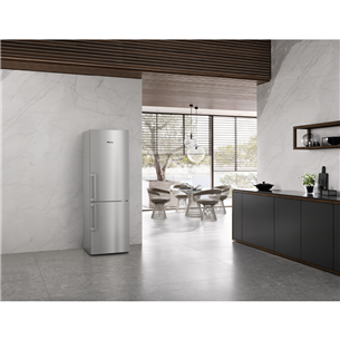 Miele, ComfortFrost, 308 L, 186 cm, stainless steel - Refrigerator