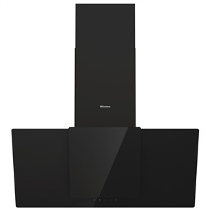 Hisense, 650 m³/h, width 90 cm, black - Cooker Hood MH9INBG