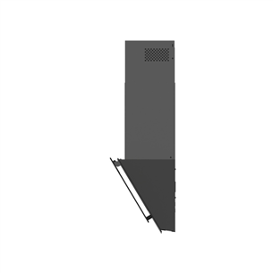 Hisense, 650 m³/h, laius 90 cm, must - Õhupuhasti