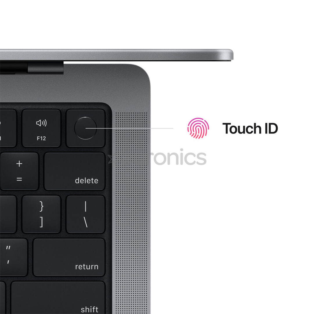 Apple MacBook Pro 14" (2023), M2 Pro 12C/19C, 16 GB, 1 TB, RUS, kosmosehall - Sülearvuti