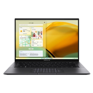 ASUS Zenbook 14 OLED, 14'', 2.8K, Ryzen 5, 8 ГБ, 1 ТБ, W11H, черный - Ноутбук UM3402YA-KM186W