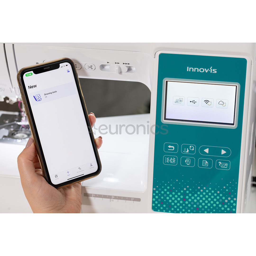 Brother Innovis F580VM1, белый - Швейно-вышивальная машина