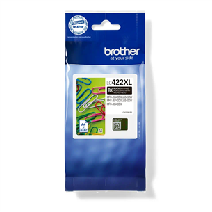 Brother LC422BK XL, must - Tindikassett