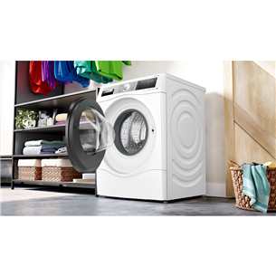 Bosch, Serie 8, 10/6 kg, depth 61.6 cm, 1400 rpm, white - Washer-dryer