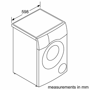 Bosch, Seeria 8, 10 kg / 6 kg - Kuivatiga pesumasin