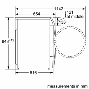 Bosch, Seeria 8, 10 kg / 6 kg - Kuivatiga pesumasin