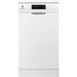 Electrolux 300 Slim, 9 place settings, white - Free standing dish washer