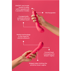 Smile Makers The Romantic, red - Personal Massager