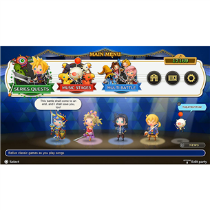 Theatrhythm Final Bar Line, Playstation 4 - Mäng 5021290095915