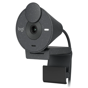 Logitech Brio 300, FHD, must - Veebikaamera