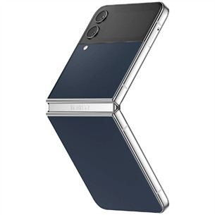 Samsung Galaxy Flip4 Bespoke Edition, 256 GB, silver/navy - Smartphone