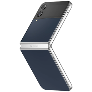 Samsung Galaxy Flip4 Bespoke Edition, 256 ГБ, серебристый/темно-синий - Смартфон