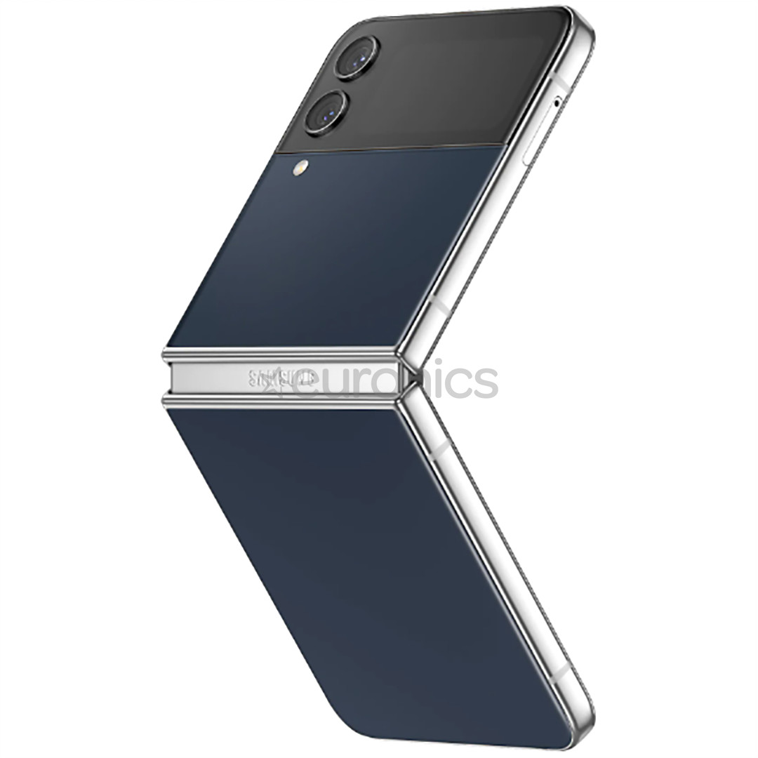 Samsung Galaxy Flip4 Bespoke Edition, 256 GB, silver/navy - Smartphone