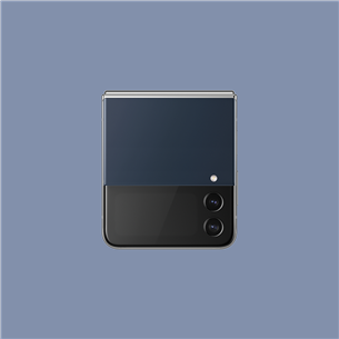 Samsung Galaxy Flip4 Bespoke Edition, 256 ГБ, серебристый/темно-синий - Смартфон