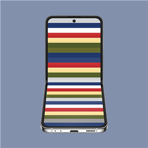 Samsung Galaxy Flip4 Bespoke Edition, 256 GB, silver/navy - Smartphone
