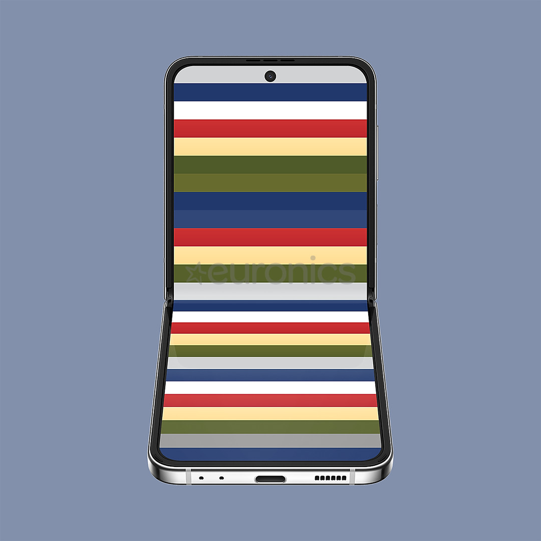 Samsung Galaxy Flip4 Bespoke Edition, 256 GB, silver/navy - Smartphone