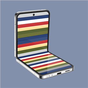 Samsung Galaxy Flip4 Bespoke Edition, 256 ГБ, серебристый/темно-синий - Смартфон