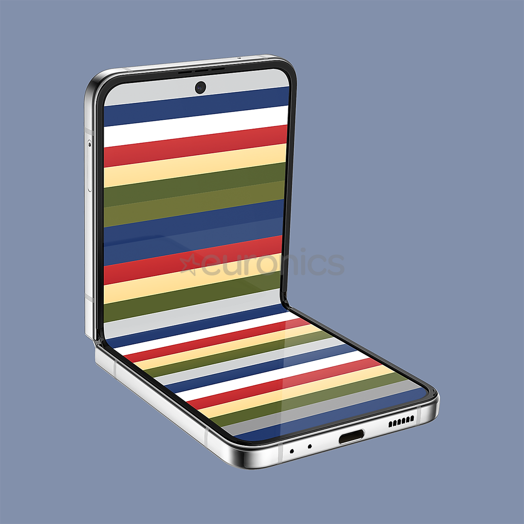 Samsung Galaxy Flip4 Bespoke Edition, 256 ГБ, серебристый/темно-синий- Смартфон