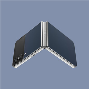 Samsung Galaxy Flip4 Bespoke Edition, 256 GB, silver/navy - Smartphone