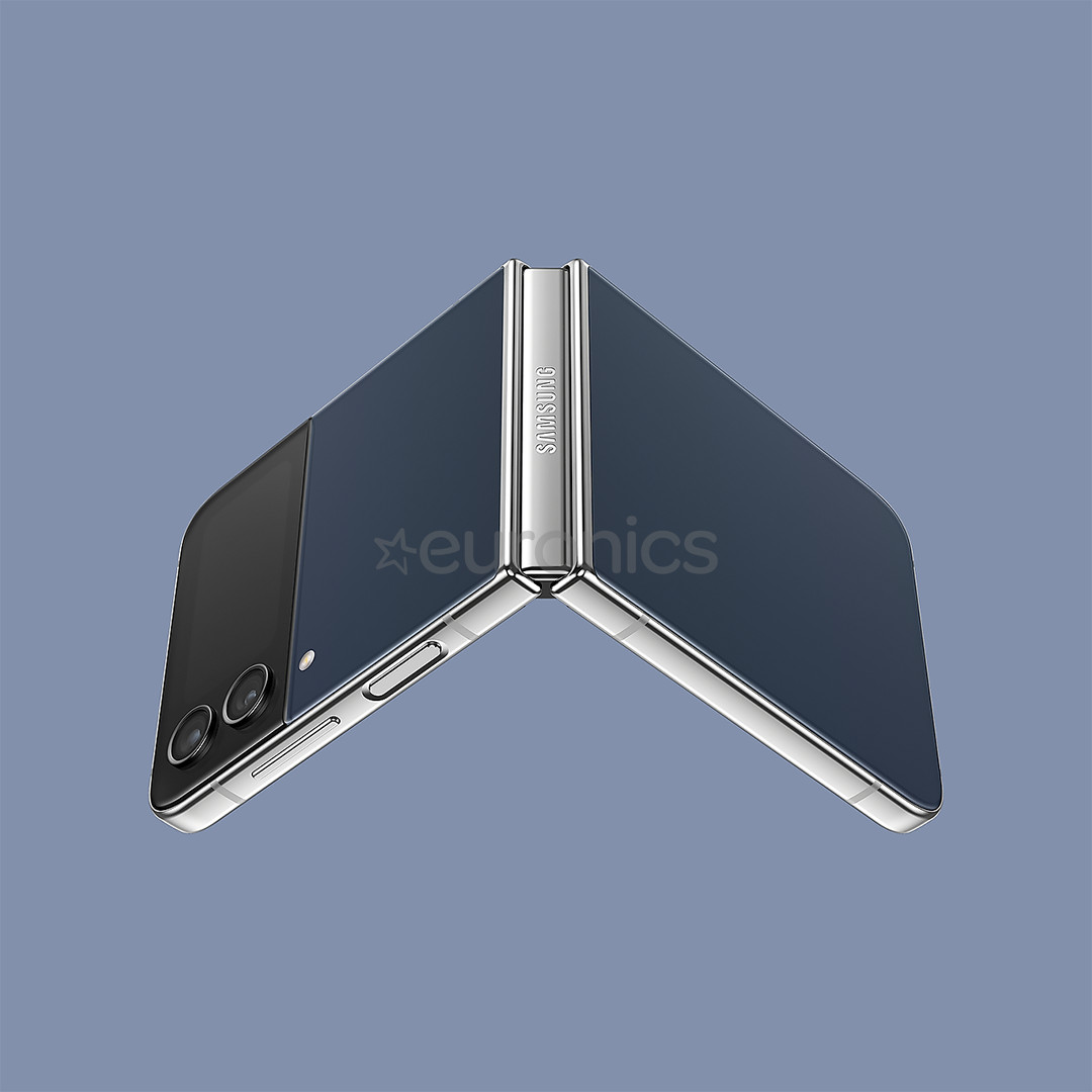 Samsung Galaxy Flip4 Bespoke Edition, 256 GB, silver/navy - Smartphone