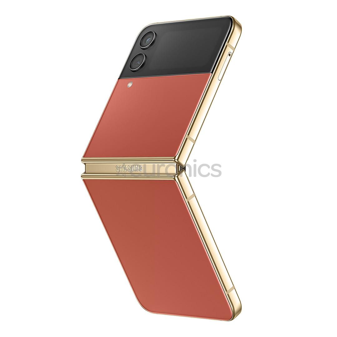 Samsung Galaxy Flip4 Bespoke Edition, 256 ГБ, золотистый/красный - Смартфон