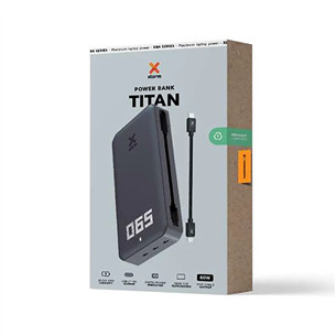 Xtorm Titan, 24 000 мАч, 60 Вт, черный - Внешний аккумулятор