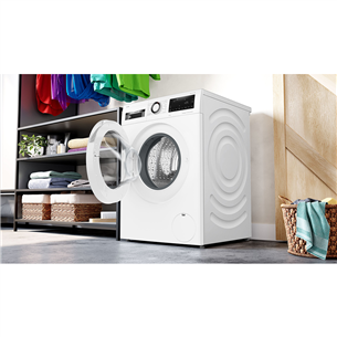 Bosch Series 6, 10 kg, 1400 p/min, sügavus 58,8 cm - Eestlaetav Pesumasin