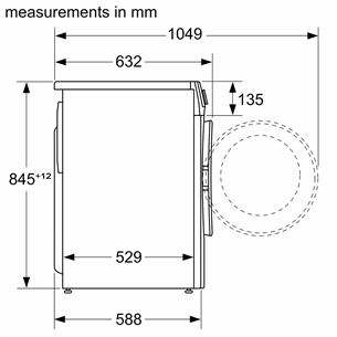 Bosch Series 6, 10 kg, 1400 rpm, depth 58,8 cm - Front Load Washing Machine