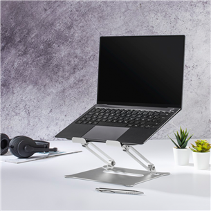 Hama Alu Notebook Stand, hõbe - Sülearvuti alus