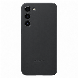Samsung Leather Cover, Galaxy S23+, черный - Кожаный чехол EF-VS916LBEGWW