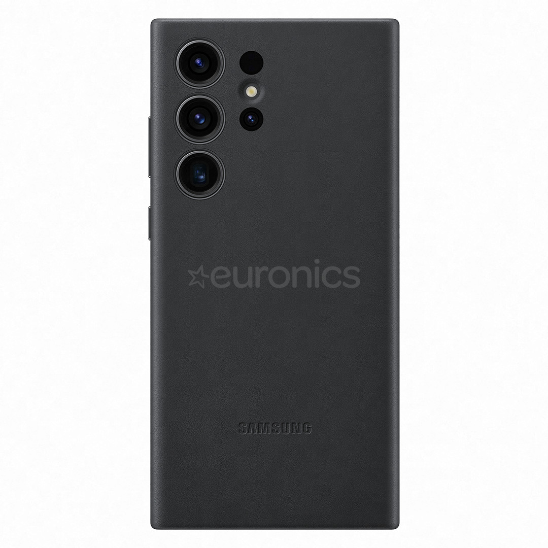 Samsung Leather Cover, Galaxy S23 Ultra, must - Nahast ümbris
