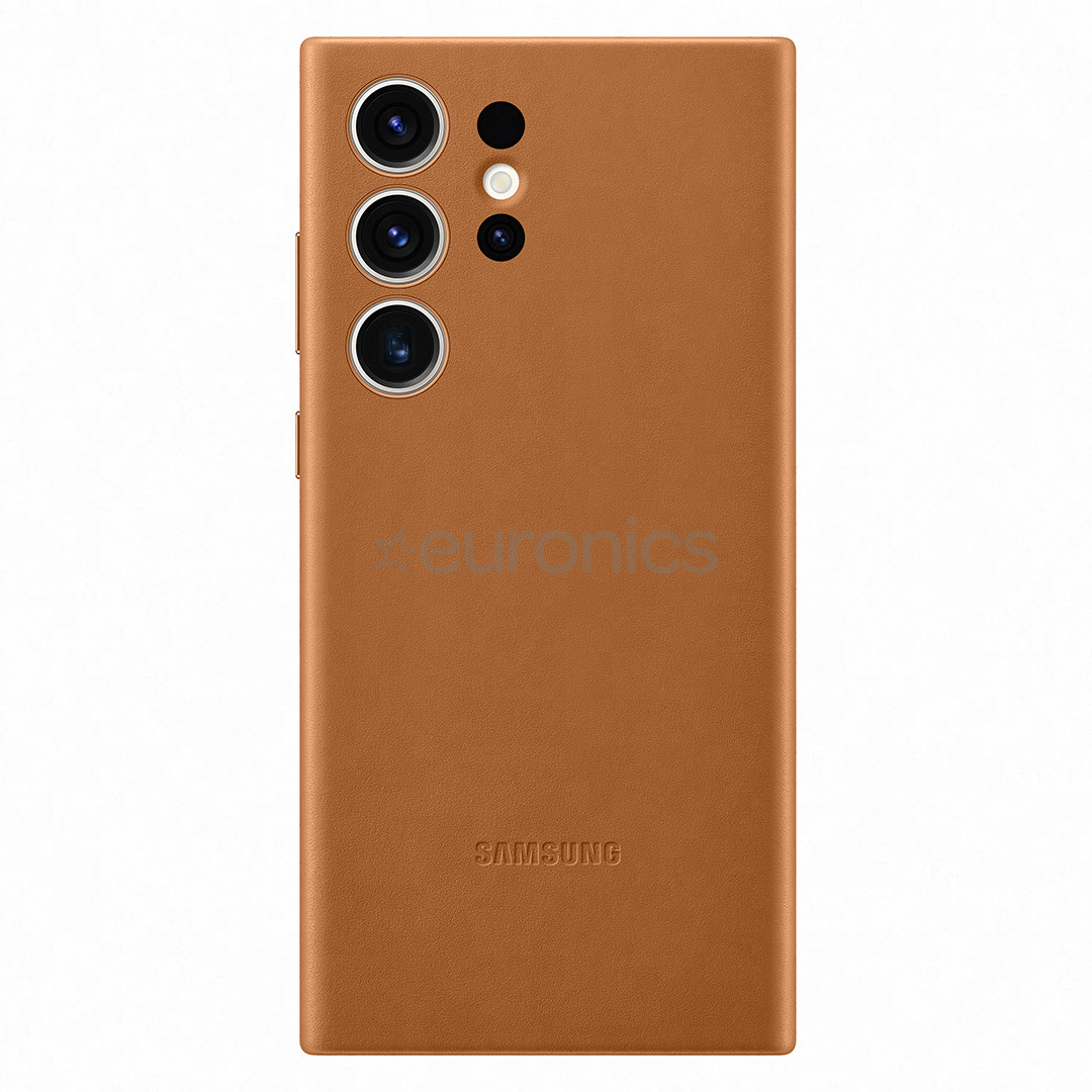 Samsung Leather Cover, Galaxy S23 Ultra, camel - Leather case