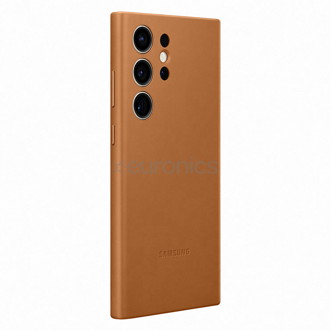 Samsung Leather Cover, Galaxy S23 Ultra, camel - Leather case