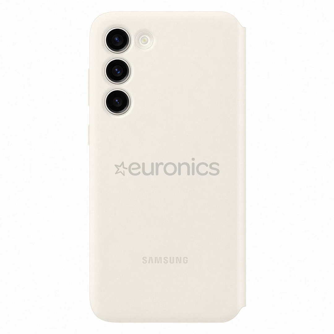 Samsung Smart View Wallet, Galaxy S23+, beige - Cover