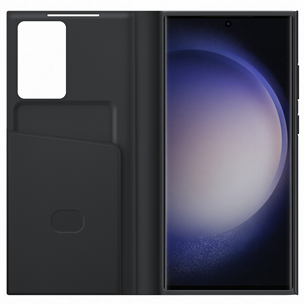 Samsung Smart View Wallet, Galaxy S23 Ultra, черный - Чехол