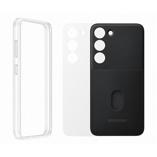Samsung Frame cover, Galaxy S23, black - Smart phone case