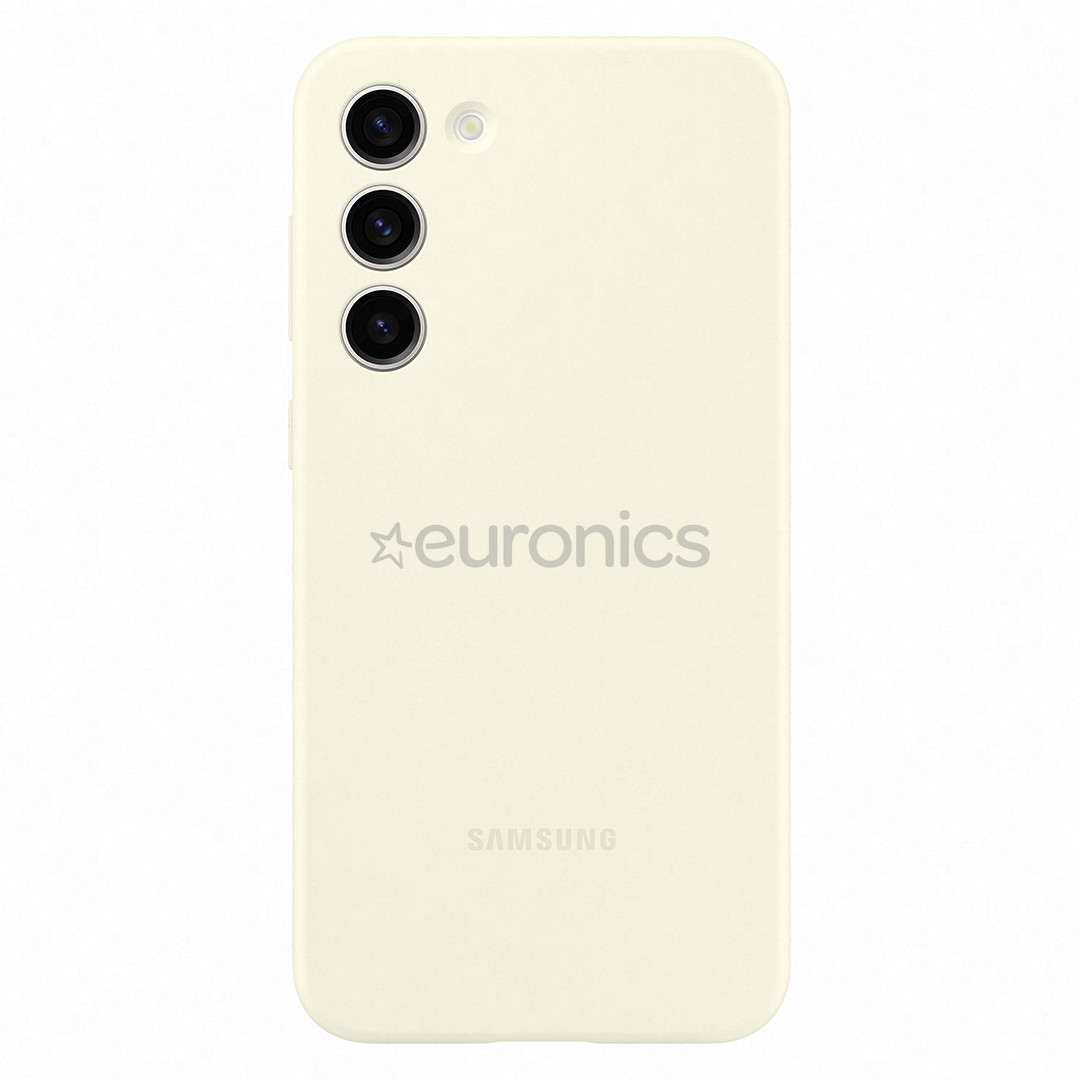 Samsung Silicone Cover, Galaxy S23+, бежевый - Чехол