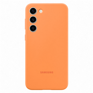 Samsung Silicone Cover, Galaxy S23+, оранжевый - Чехол