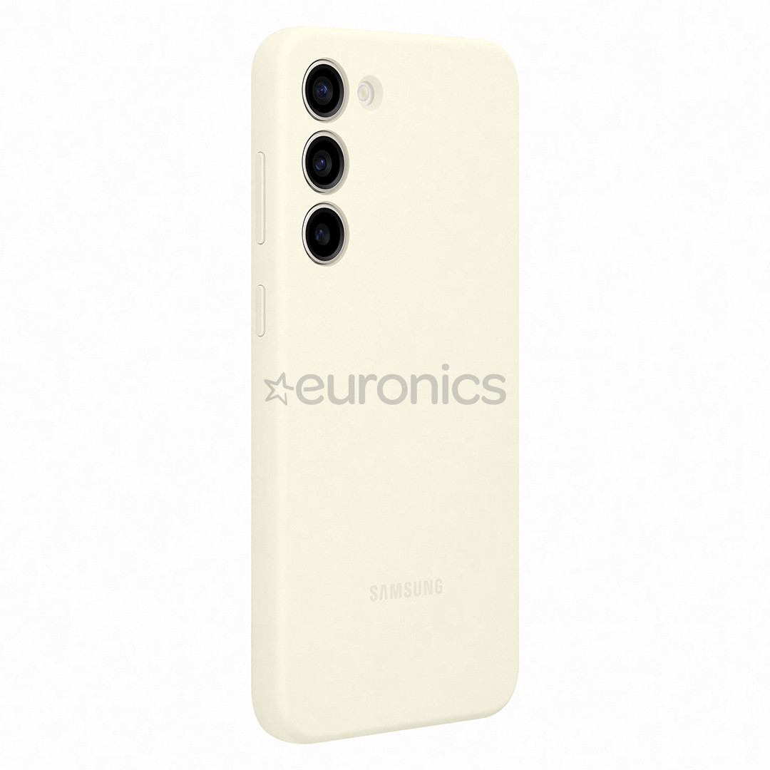Samsung Silicone Cover, Galaxy S23+, бежевый - Чехол