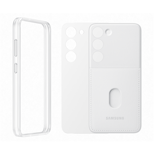 Samsung Frame cover, Galaxy S23, белый - Чехол для смартфона